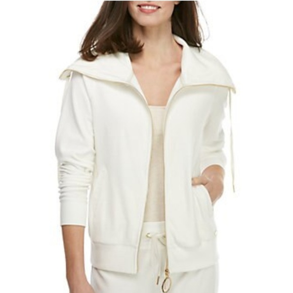 NWT Calvin Klein Velour Jacket, Size S - Picture 8 of 8